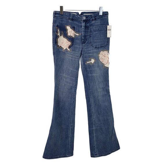 NWT Anthropologie Pilcro & The Letterpress High-Rise Trouser Bootcut Jeans Size